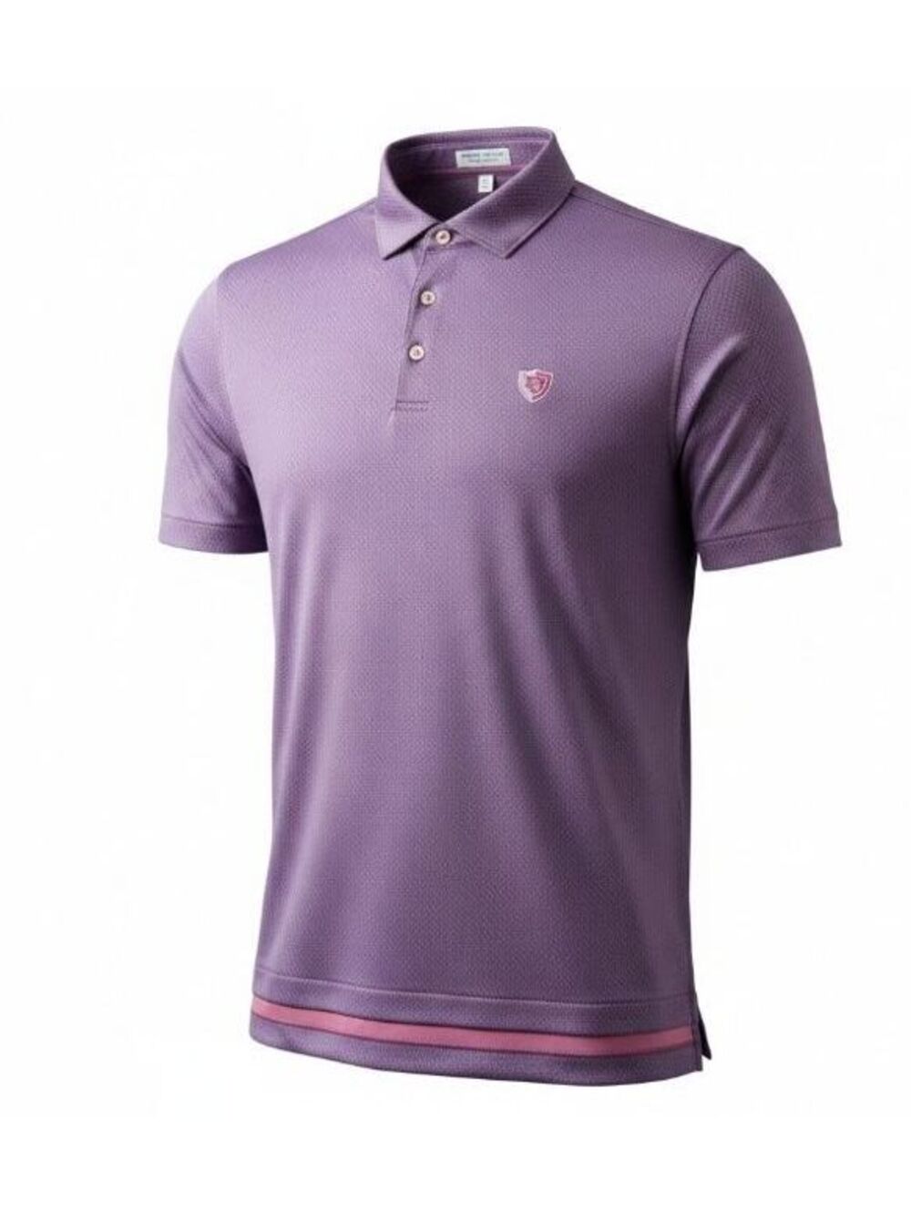 Peter Millar Summer Comfort Polo Shirt M Men Purple Southern Highland Golf